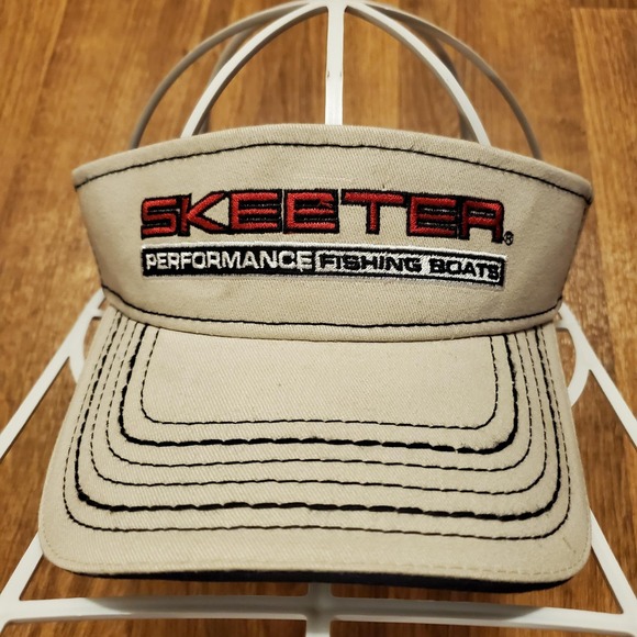 Skeeter Performance Fishing Boats Visor Adjustable Hat Mens America‎ Cap - Picture 1 of 7